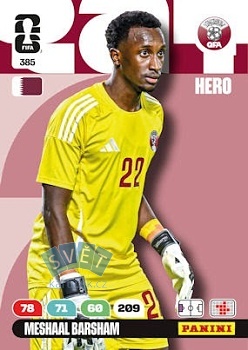 Meshaal Barsham Qatar Panini FIFA World Cup 2026 Adrenalyn XL #385